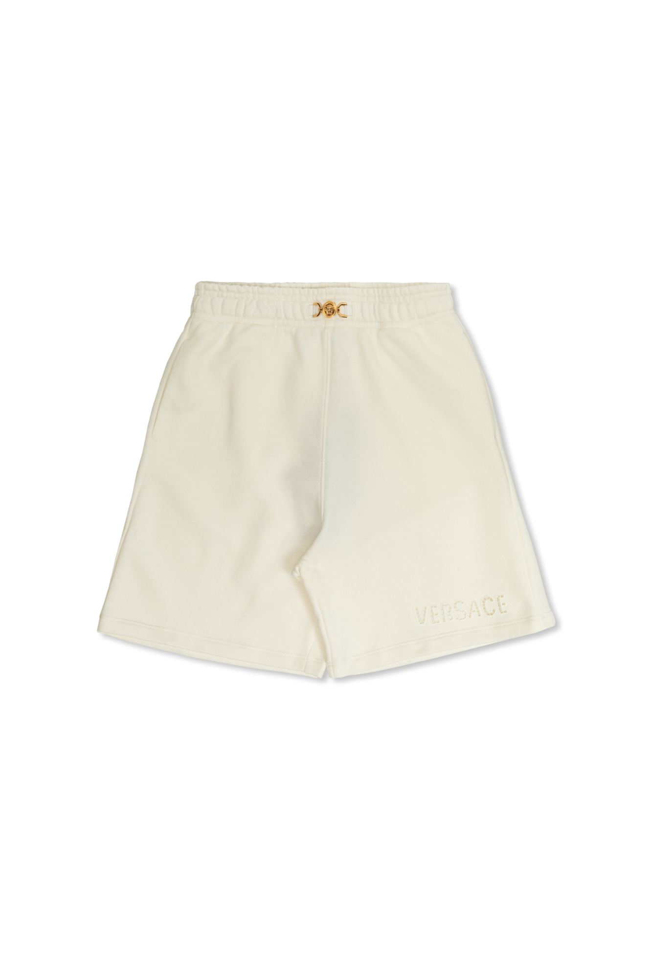 Cream Sweat shorts Versace Kids Vitkac GB